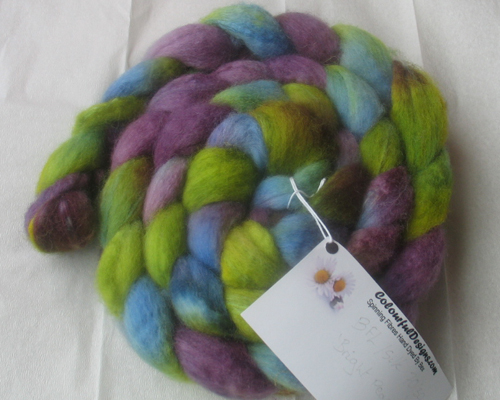 Bright Peacock BFL / Silk Top 100g