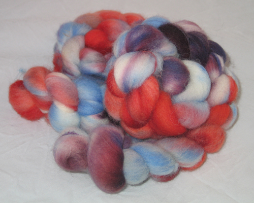 Wild Anemone English Wool Top 100g