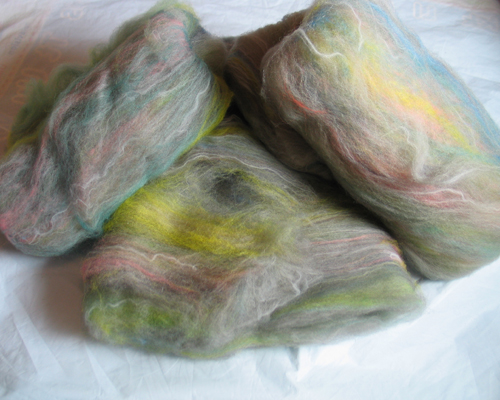 Multi Tweed Sock Batts Superwash Merino/Nylon 90/10