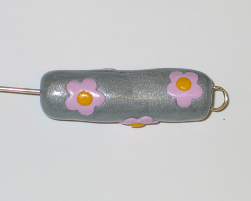 Orifice Hook Silver with Flowers